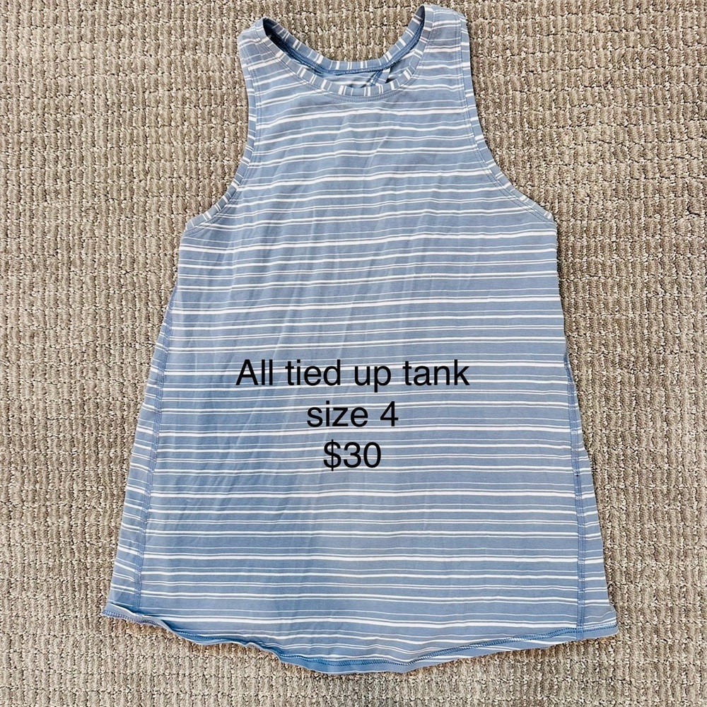 Lululemon all tied up tank